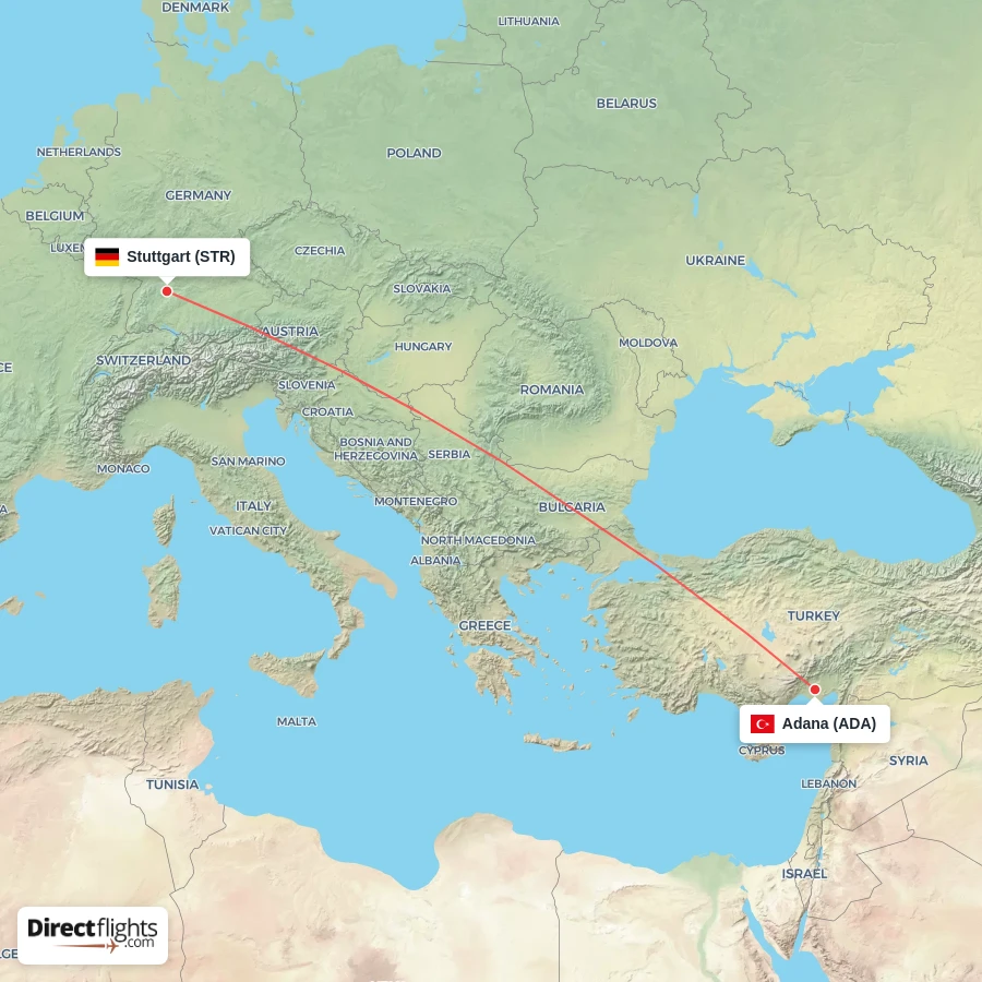 STR - ADA route map