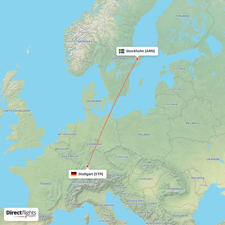 STR - ARN route map