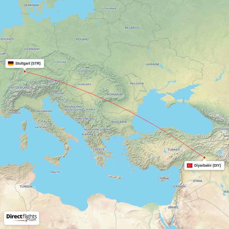 STR - DIY route map
