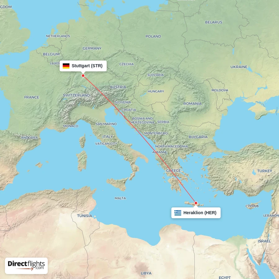 STR - HER route map