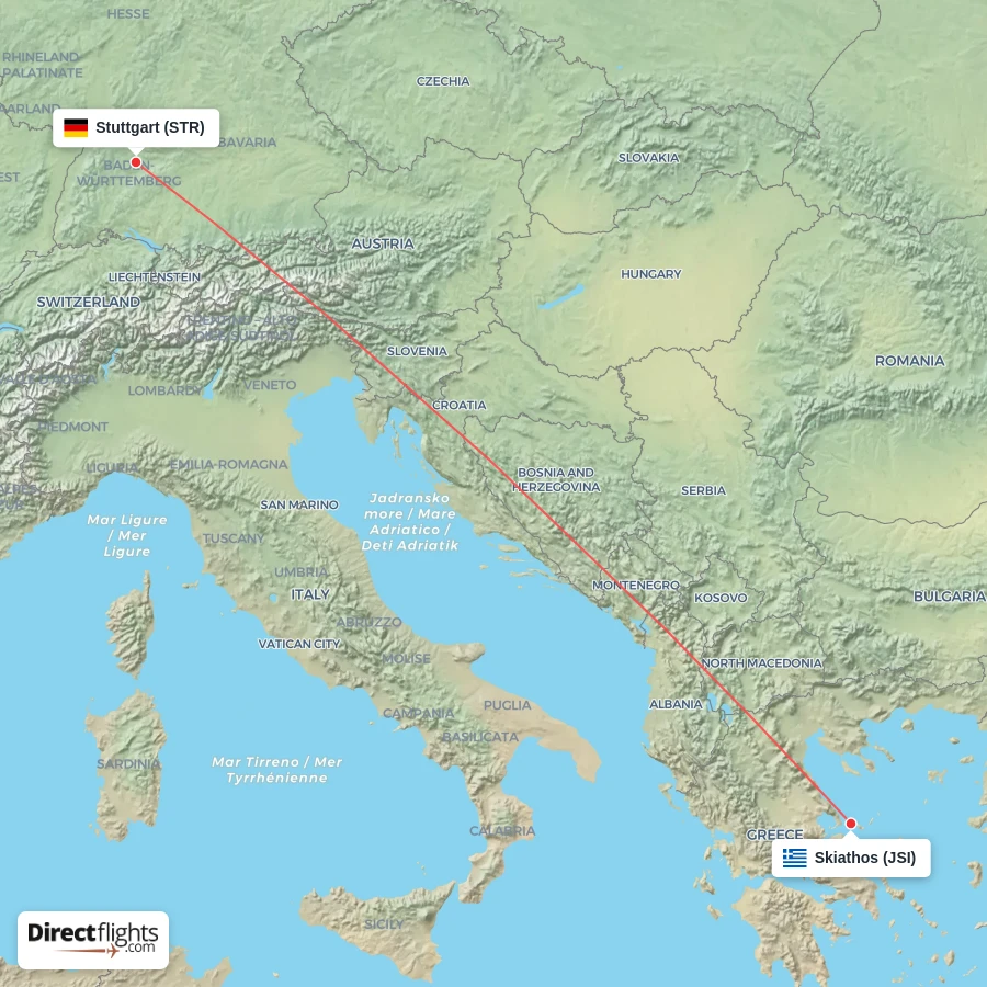 STR - JSI route map
