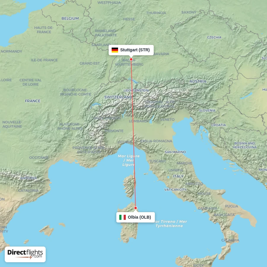 STR - OLB route map