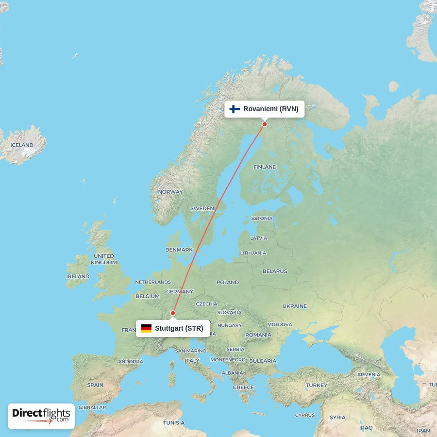 STR - RVN route map