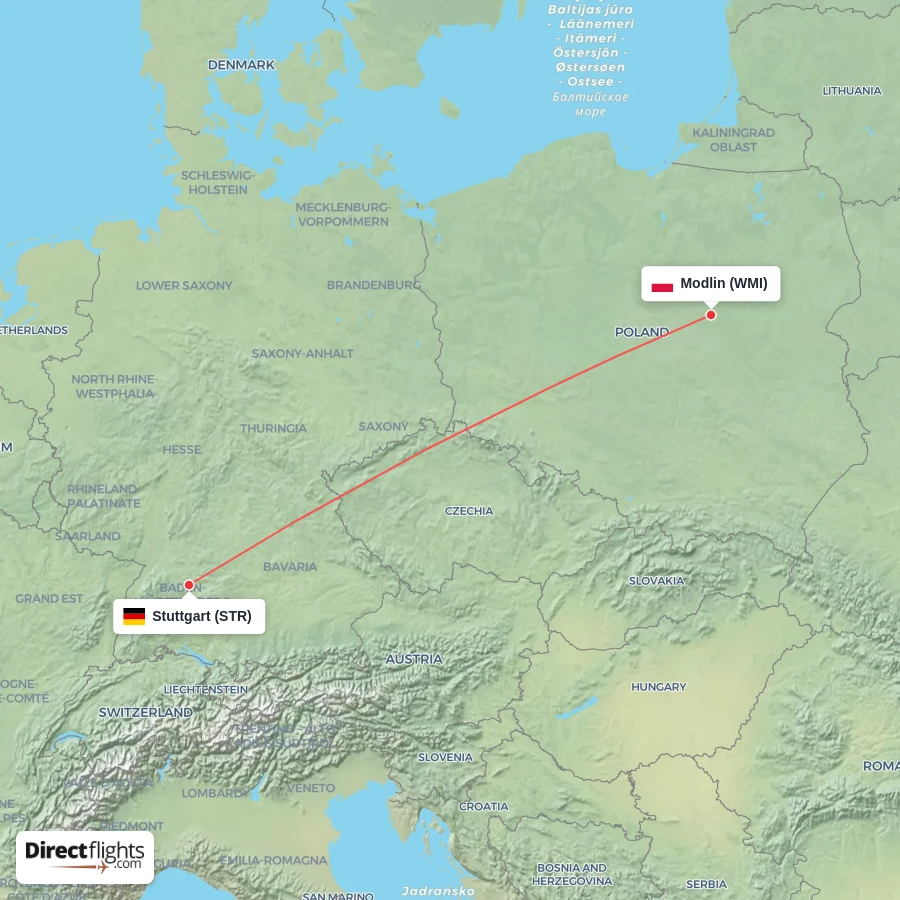 STR - WMI route map