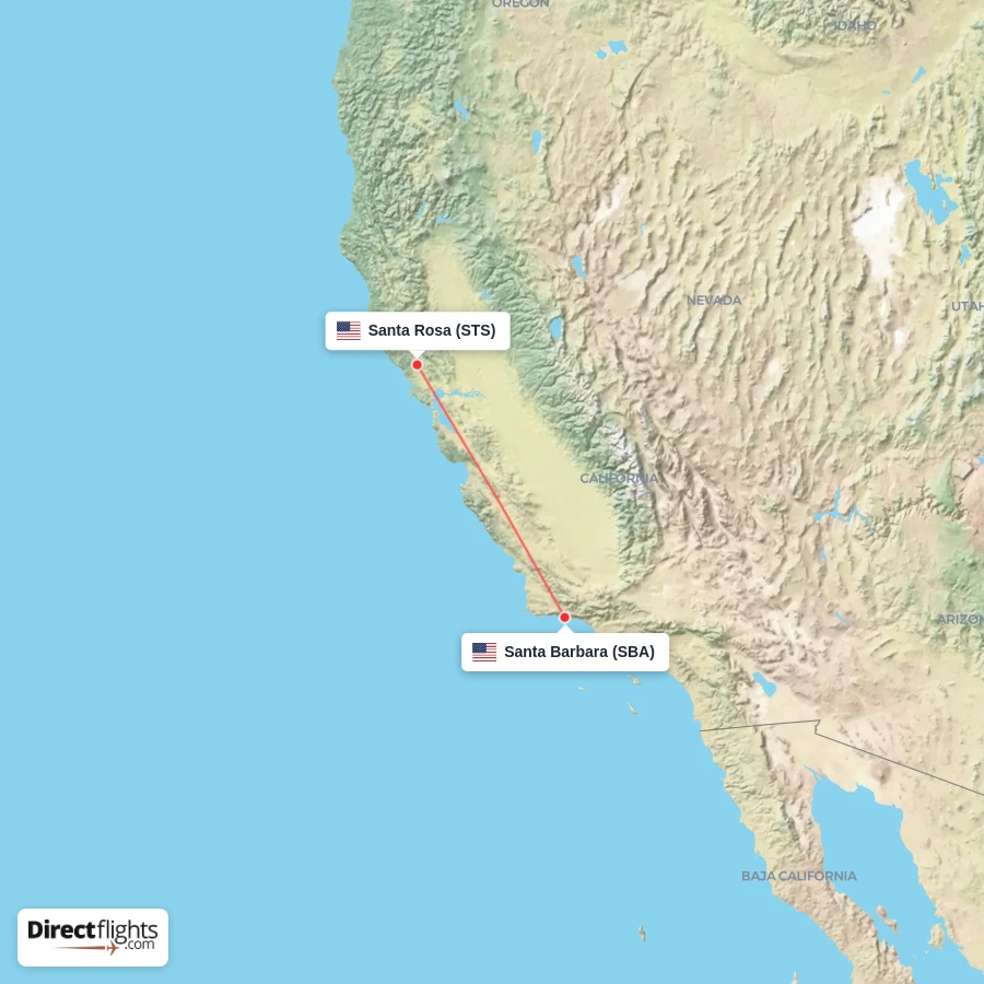 STS - SBA route map