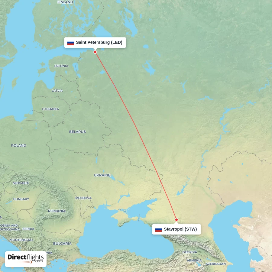 STW - LED route map