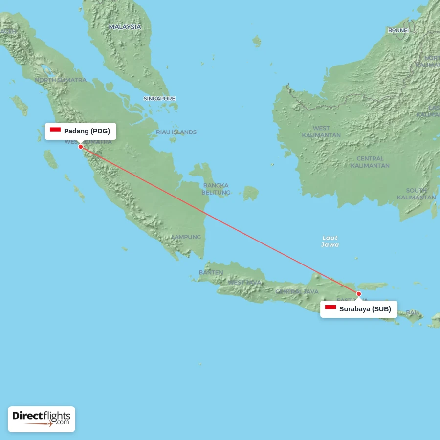 SUB - PDG route map