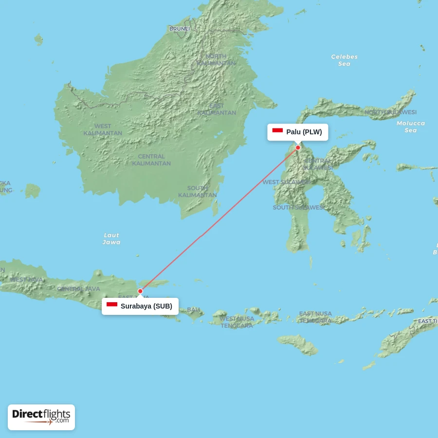 SUB - PLW route map