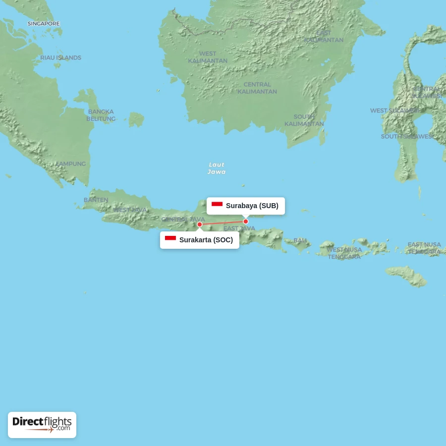 SUB - SOC route map
