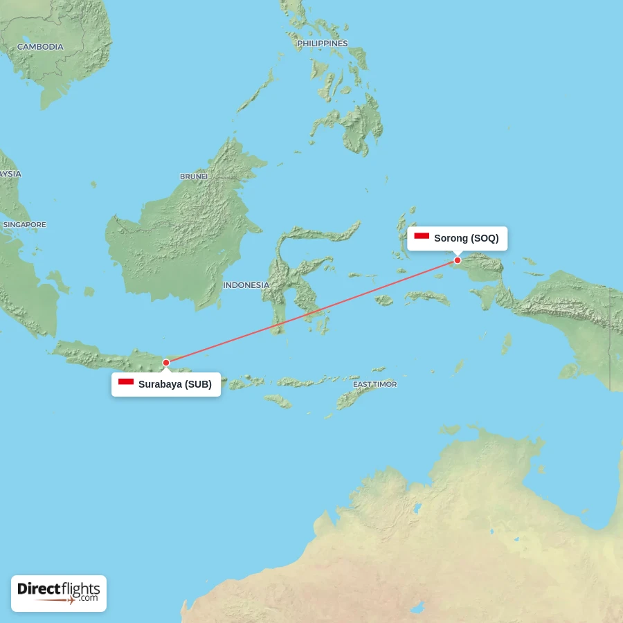 SUB - SOQ route map