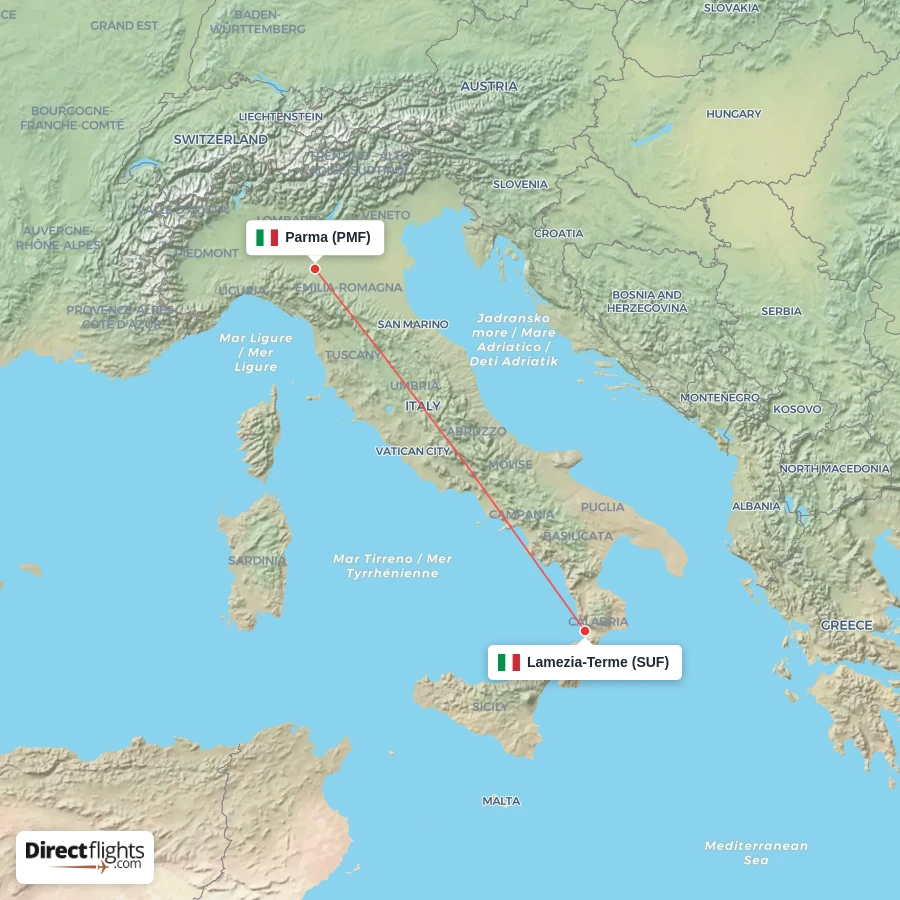 SUF - PMF route map