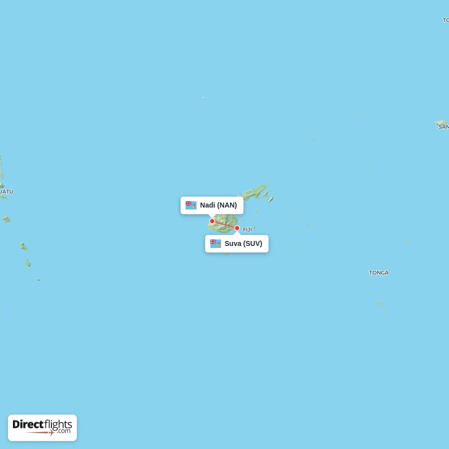SUV - NAN route map