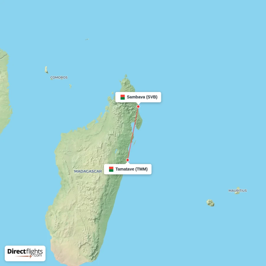 SVB - TMM route map