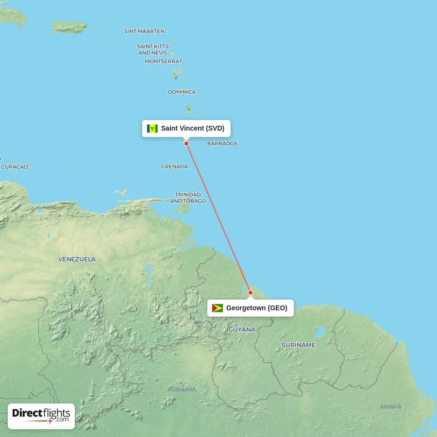 SVD - GEO route map