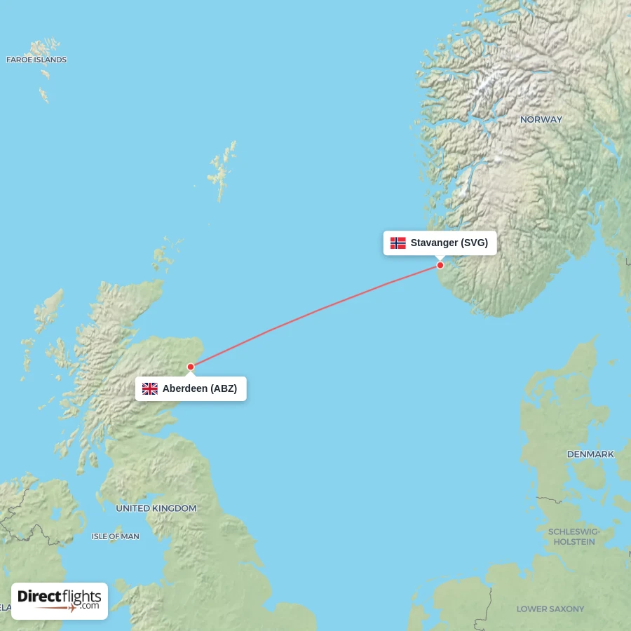 SVG - ABZ route map