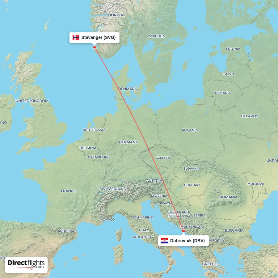 SVG - DBV route map