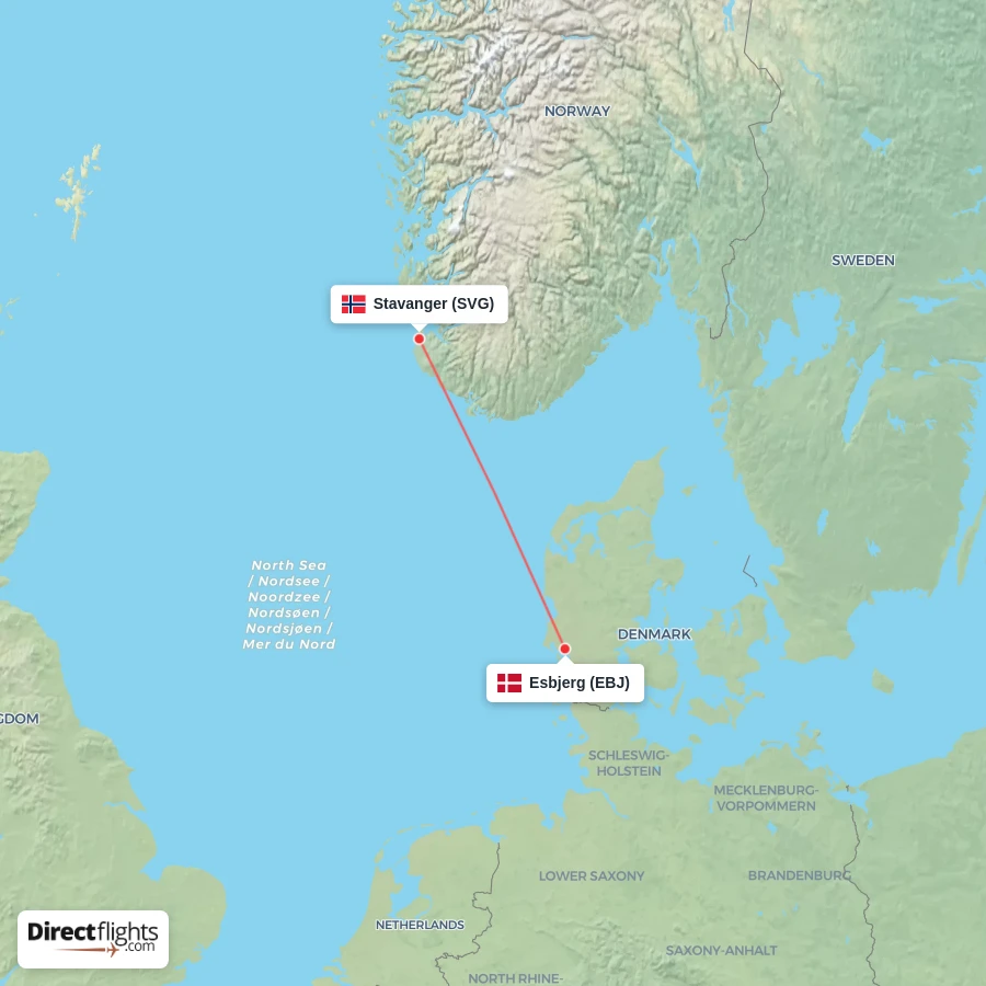 SVG - EBJ route map