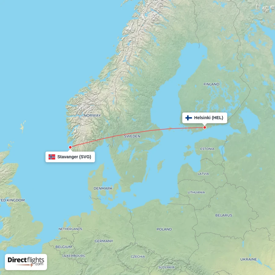 SVG - HEL route map
