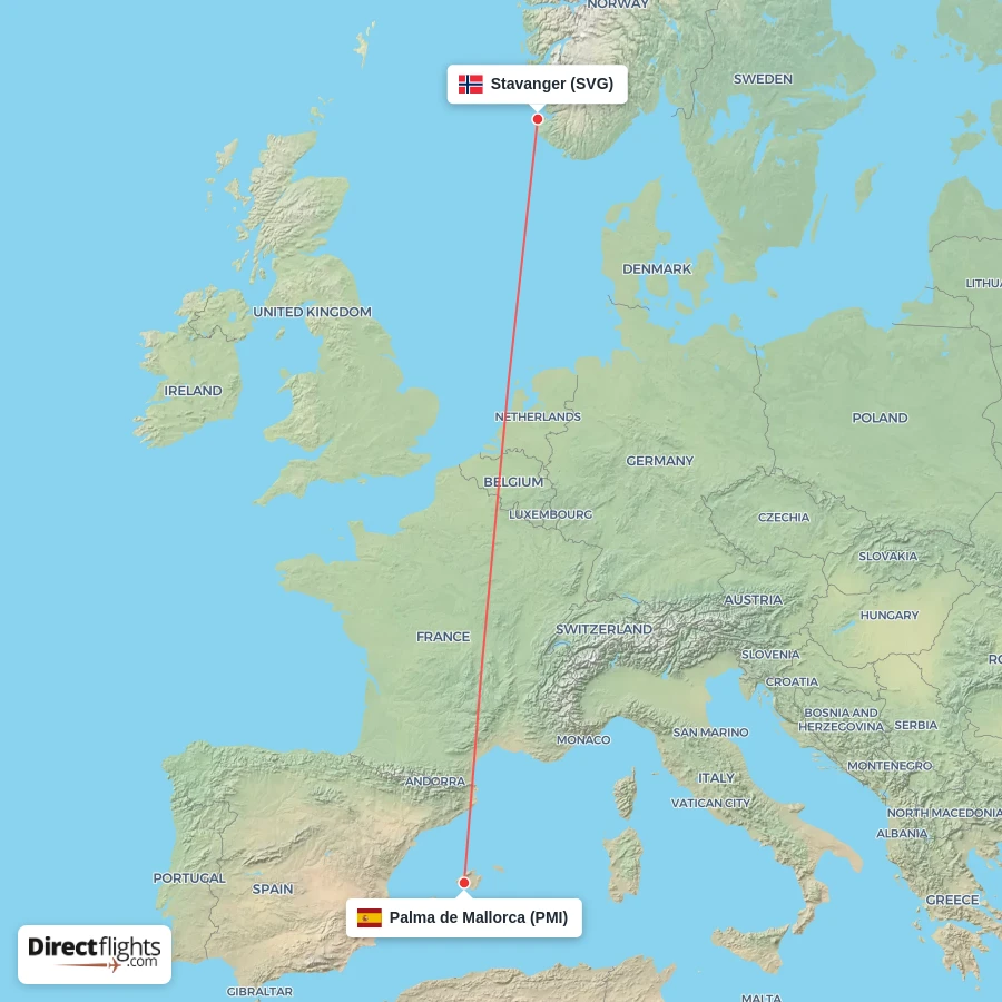 SVG - PMI route map