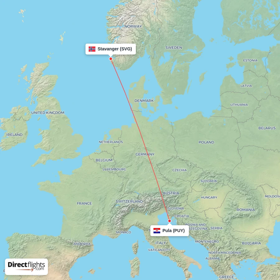 SVG - PUY route map