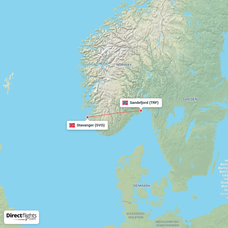 SVG - TRF route map