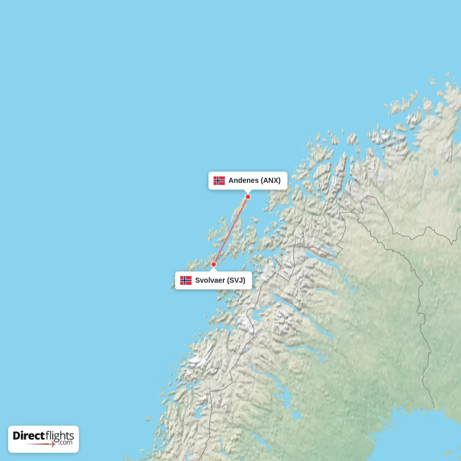SVJ - ANX route map