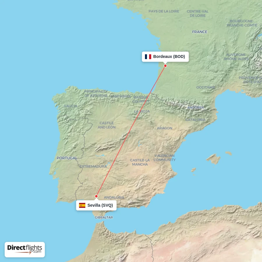 SVQ - BOD route map