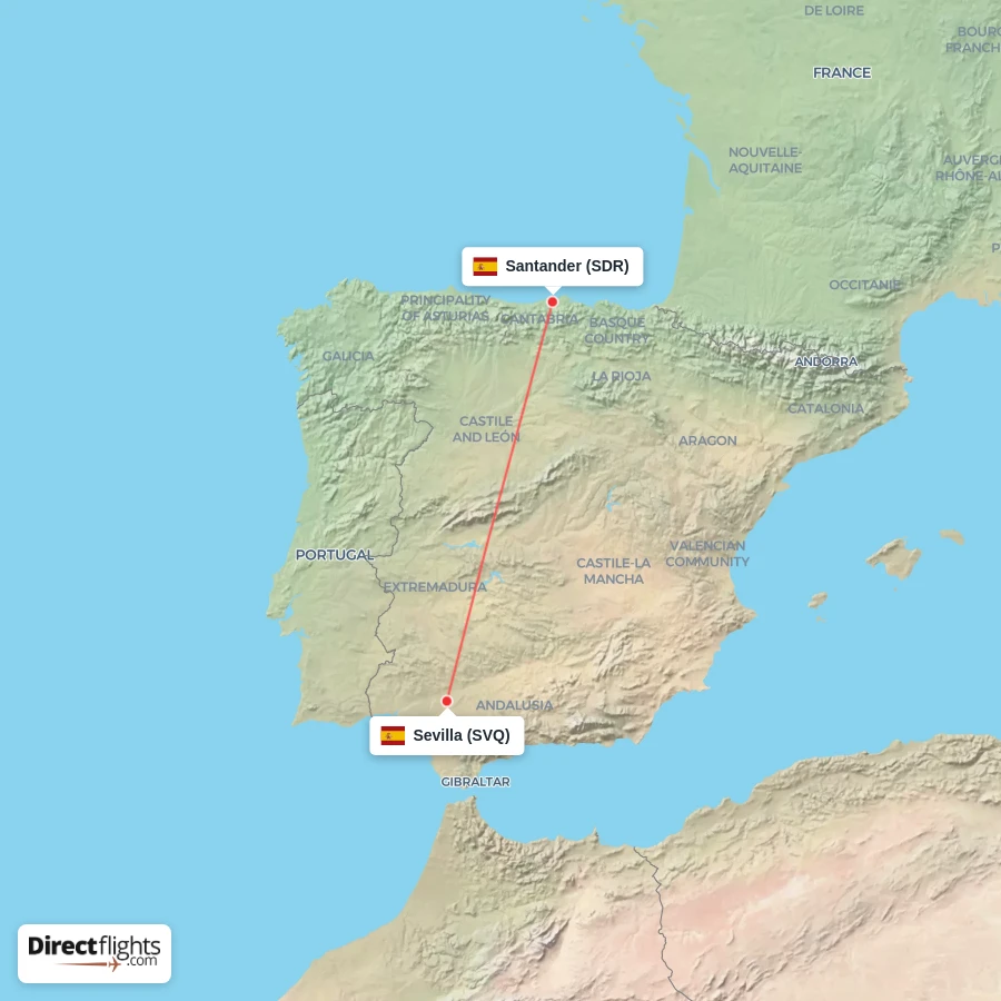 SVQ - SDR route map