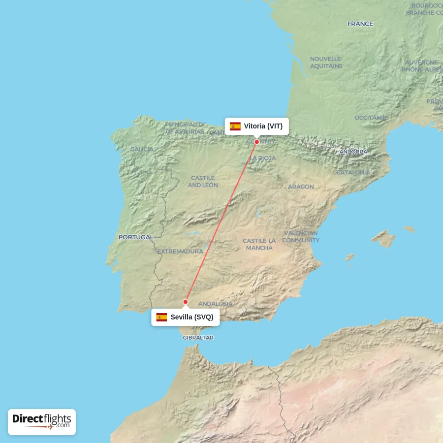 SVQ - VIT route map