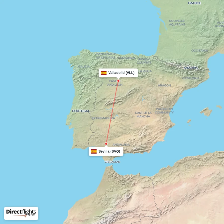 SVQ - VLL route map