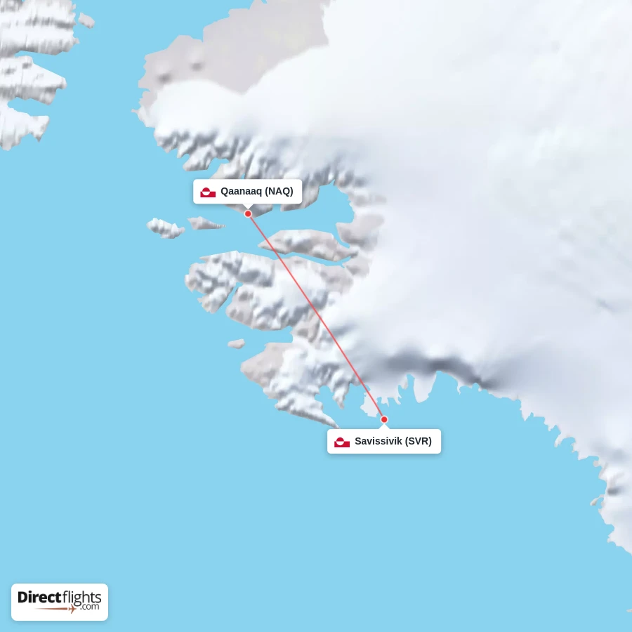 SVR - NAQ route map