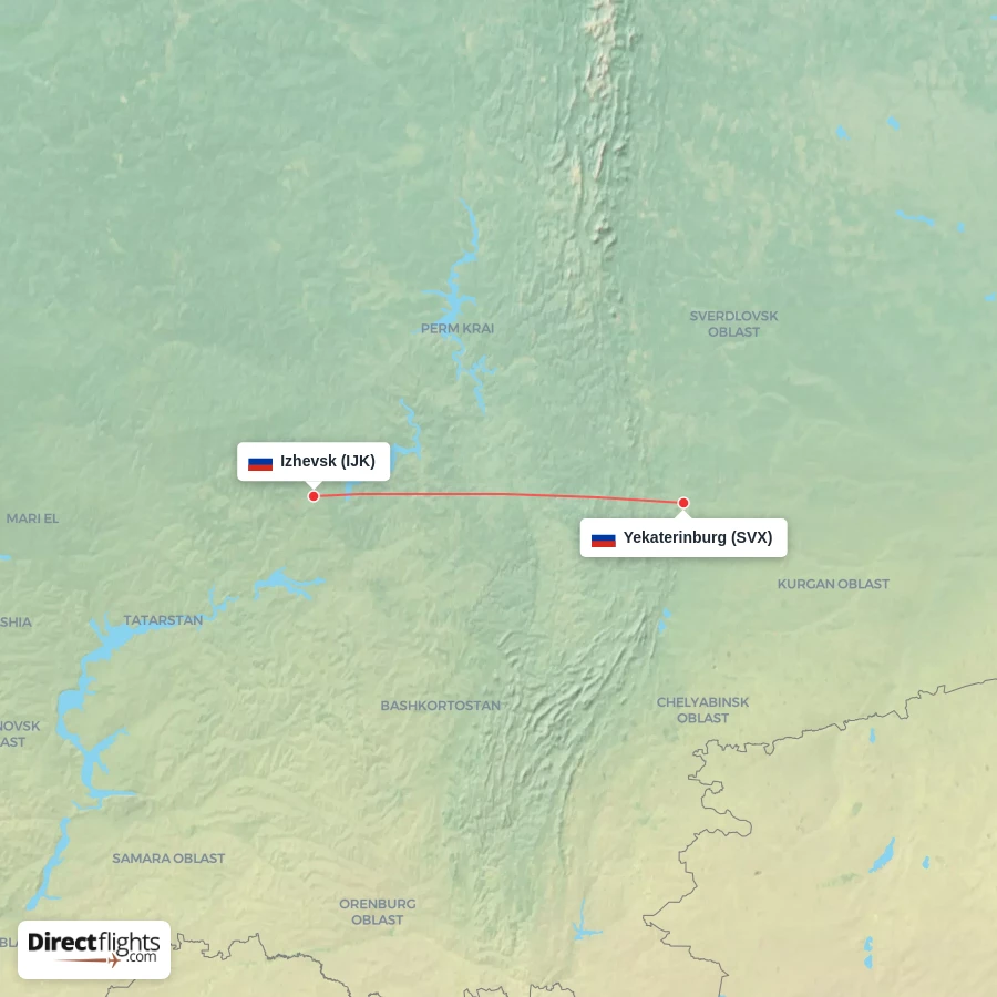 SVX - IJK route map