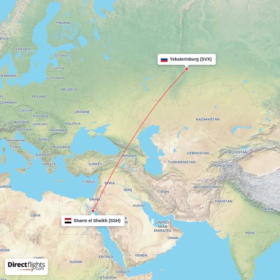 SVX - SSH route map
