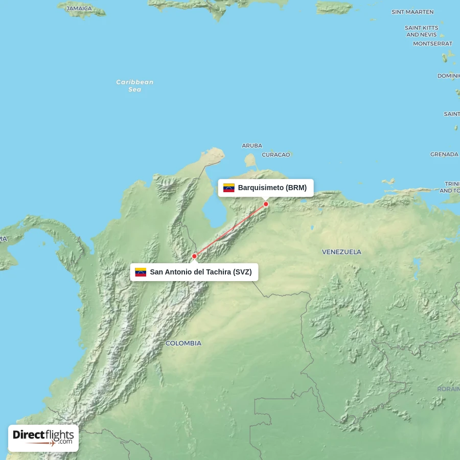 SVZ - BRM route map
