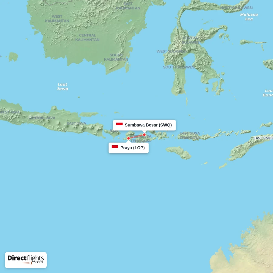 SWQ - LOP route map