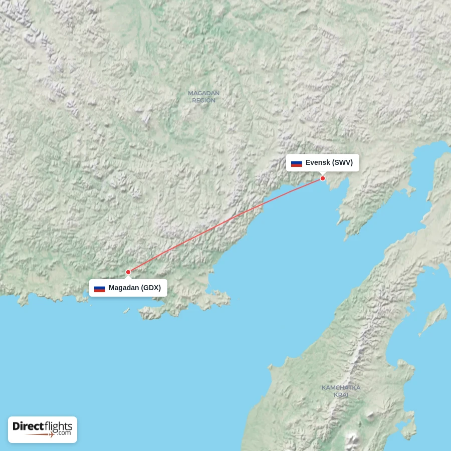 SWV - GDX route map