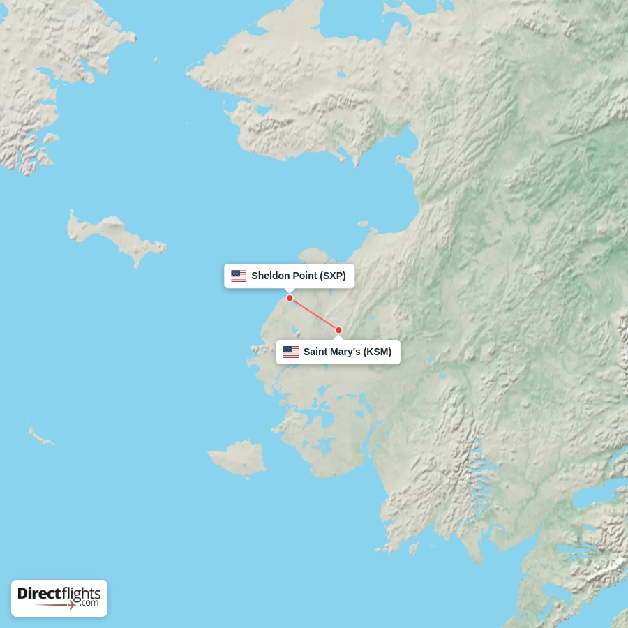 SXP - KSM route map