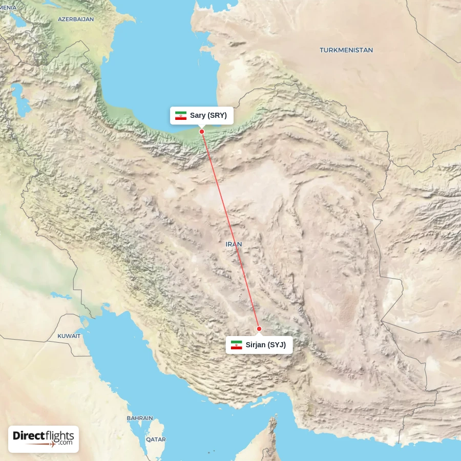 SYJ - SRY route map