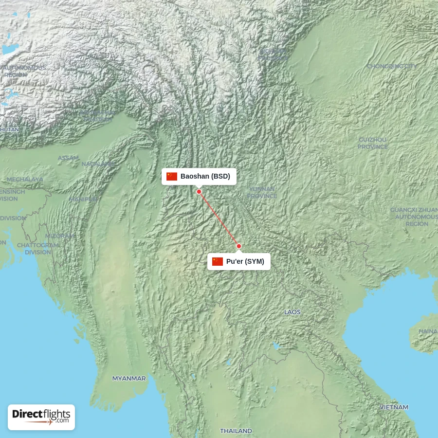 SYM - BSD route map