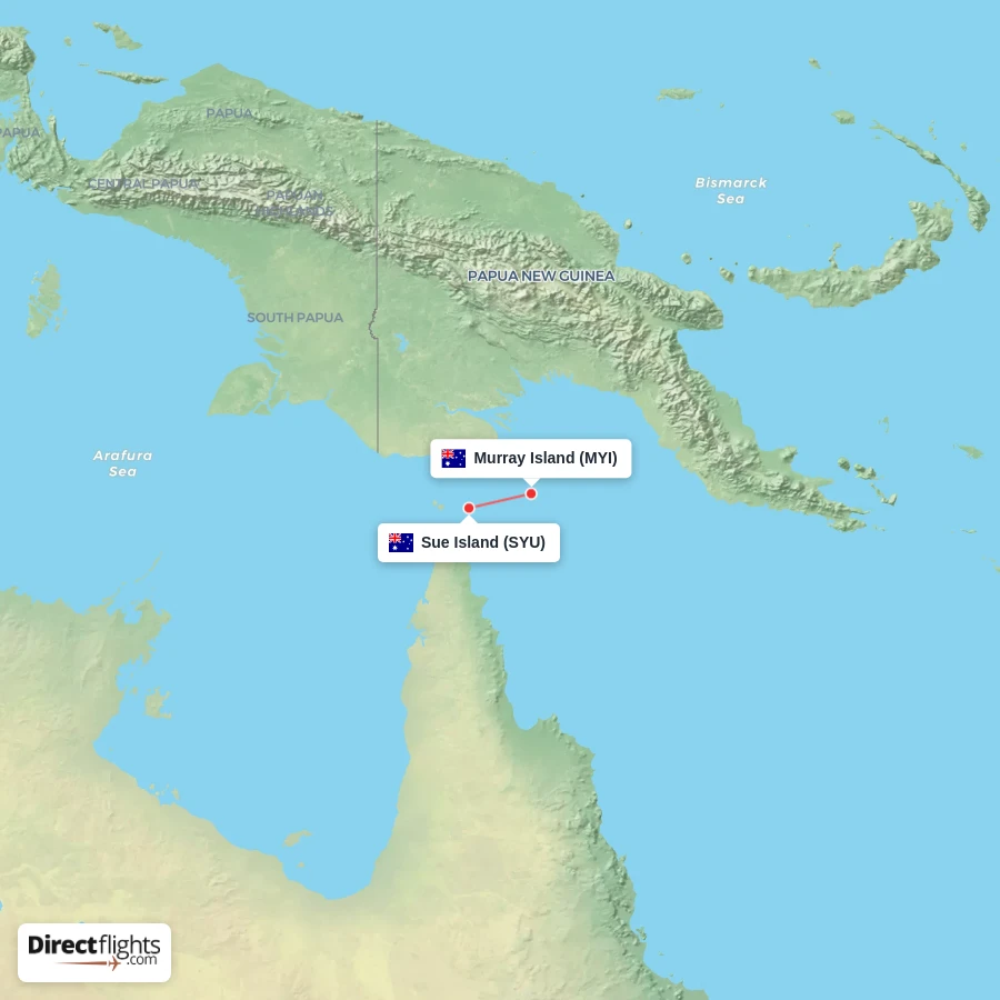 SYU - MYI route map