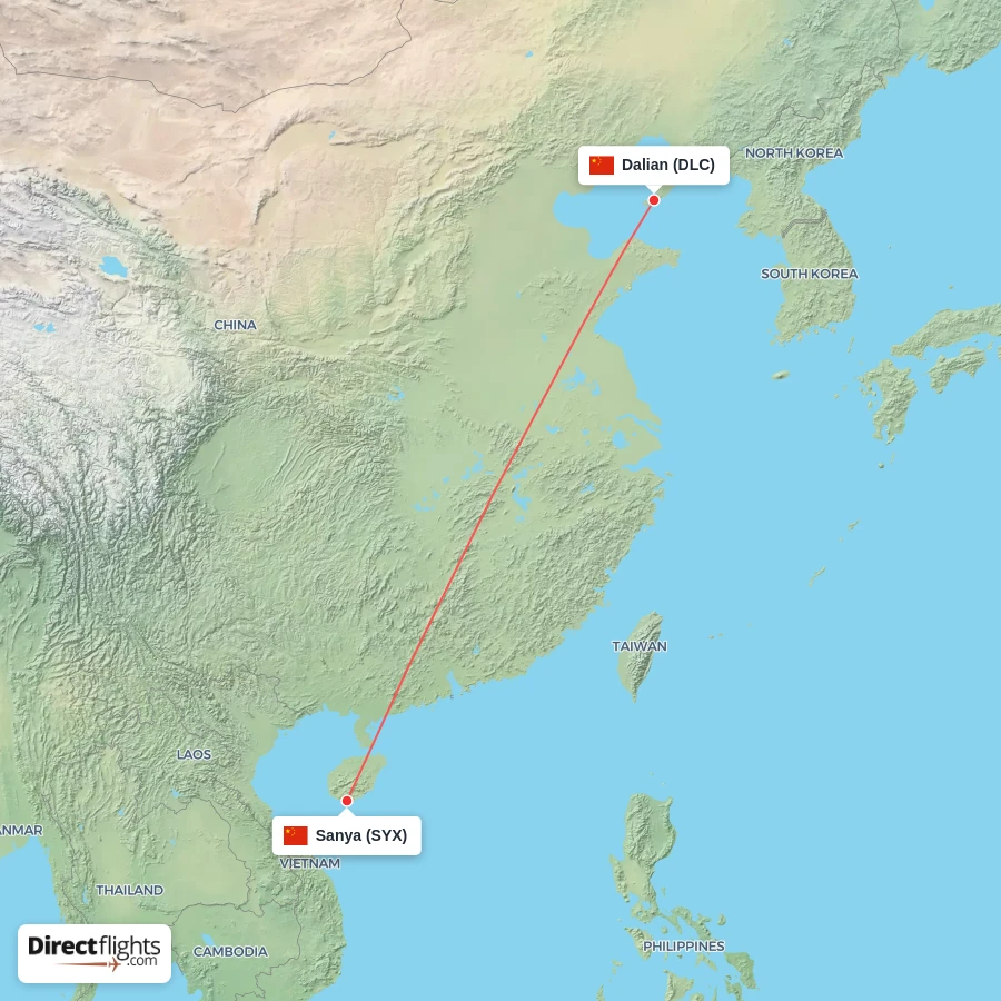 SYX - DLC route map