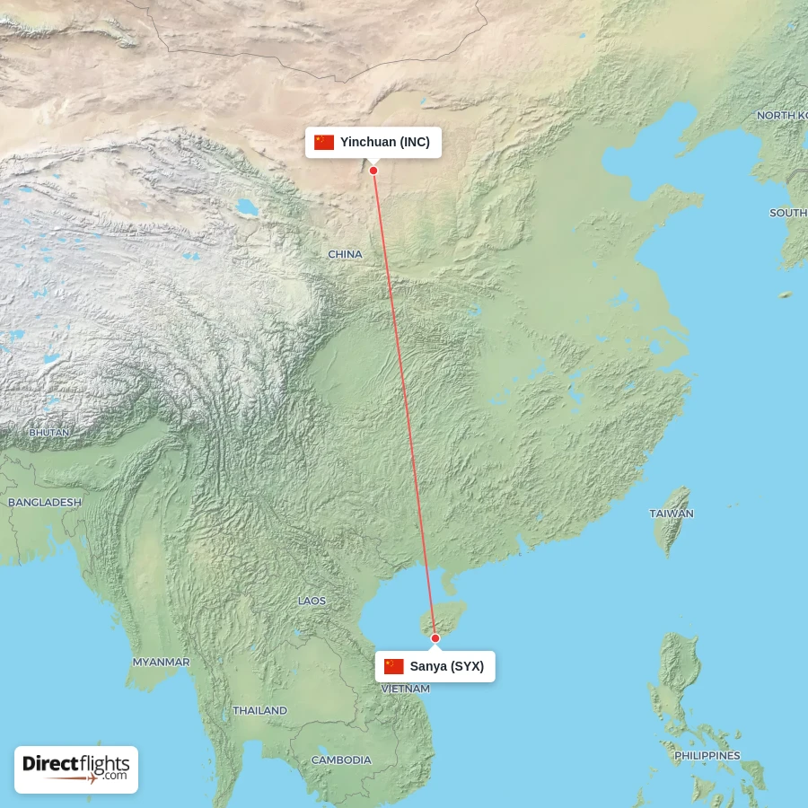 SYX - INC route map