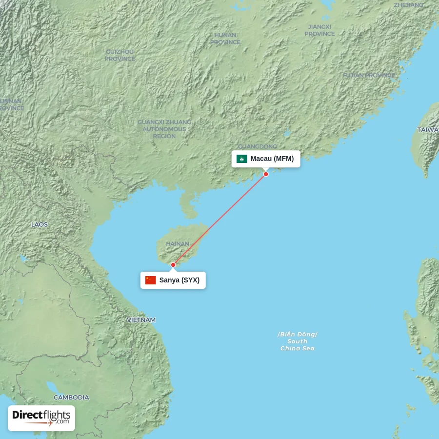 SYX - MFM route map
