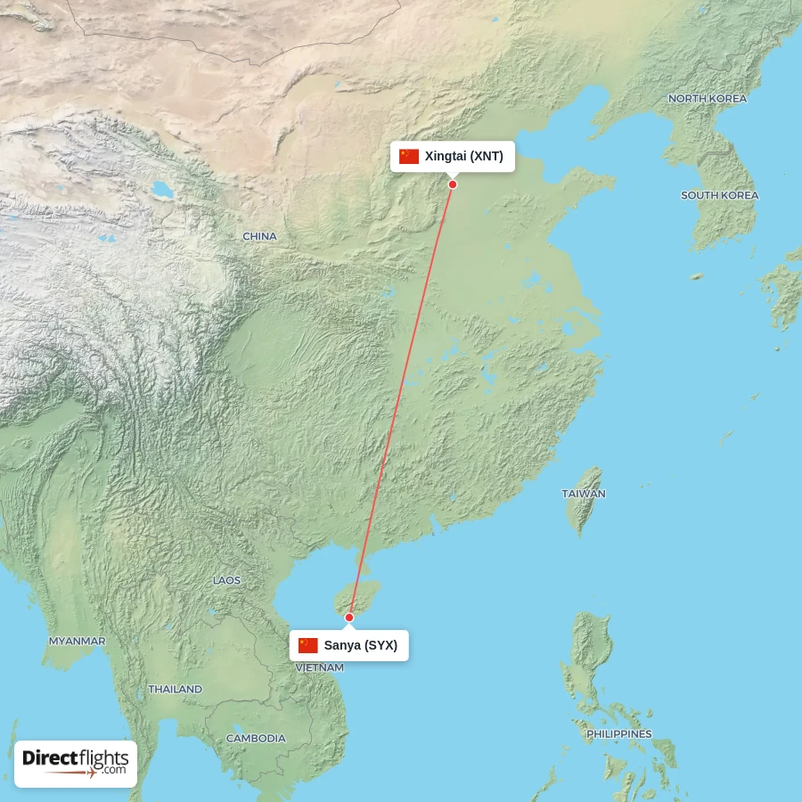 SYX - XNT route map