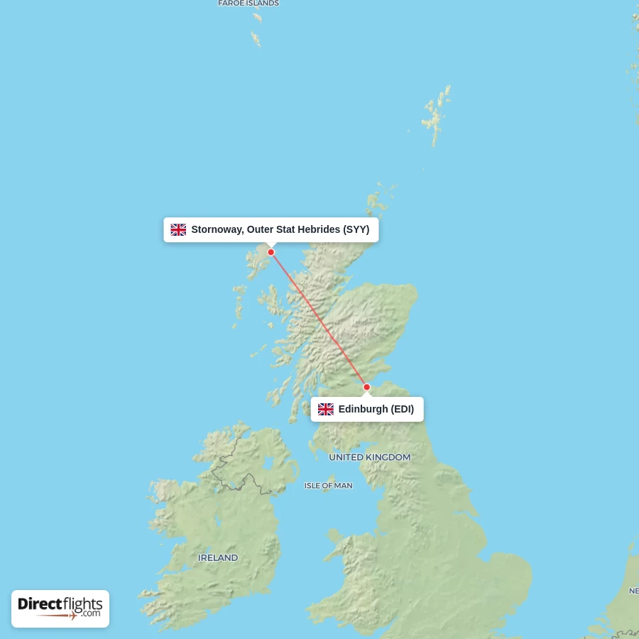 SYY - EDI route map