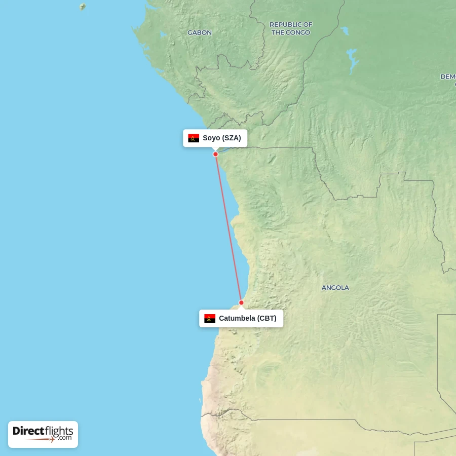 SZA - CBT route map