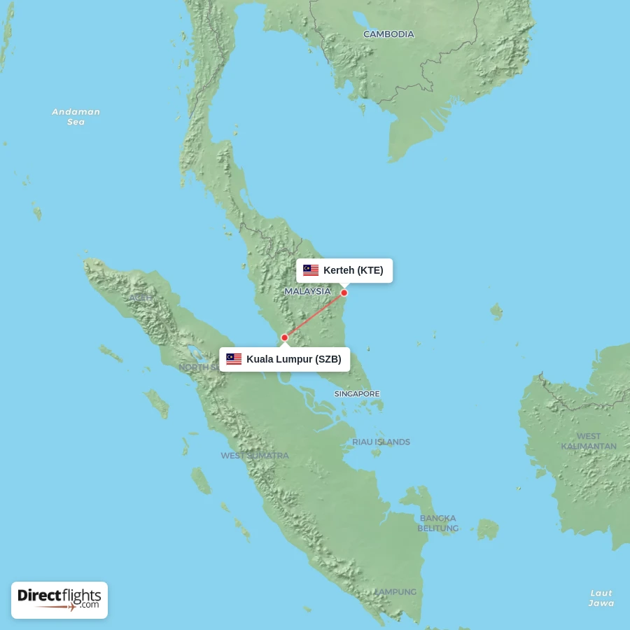 SZB - KTE route map