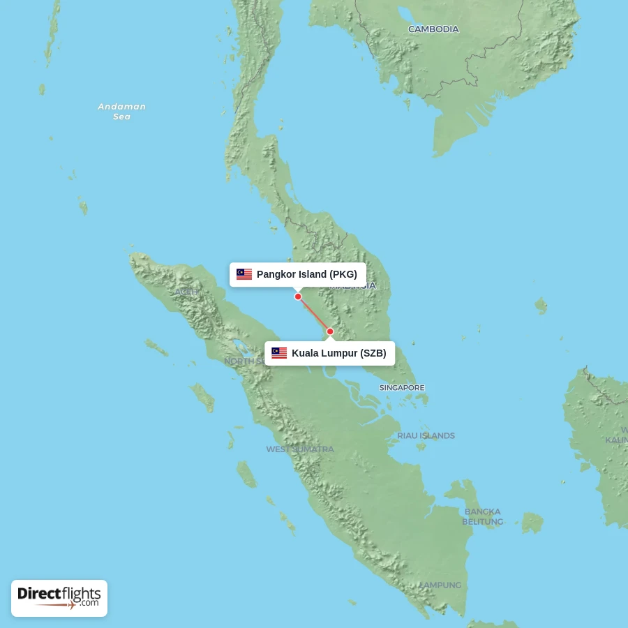 SZB - PKG route map