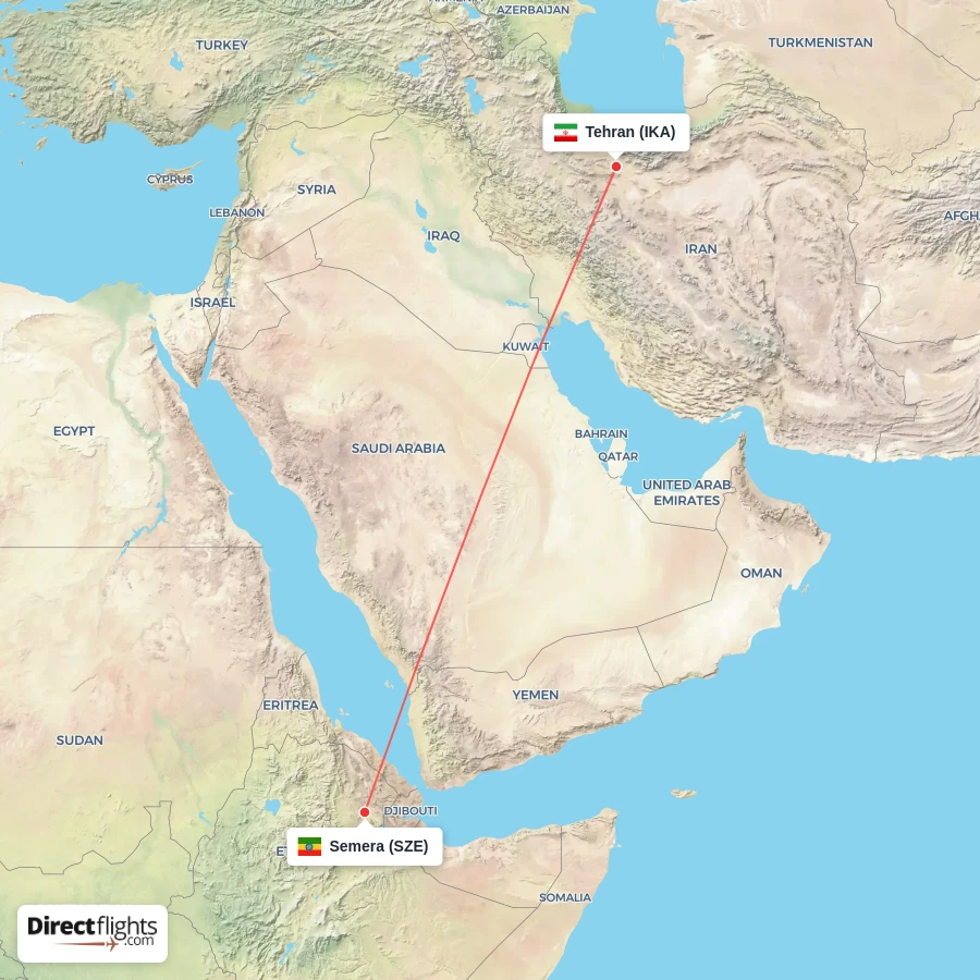 SZE - IKA route map