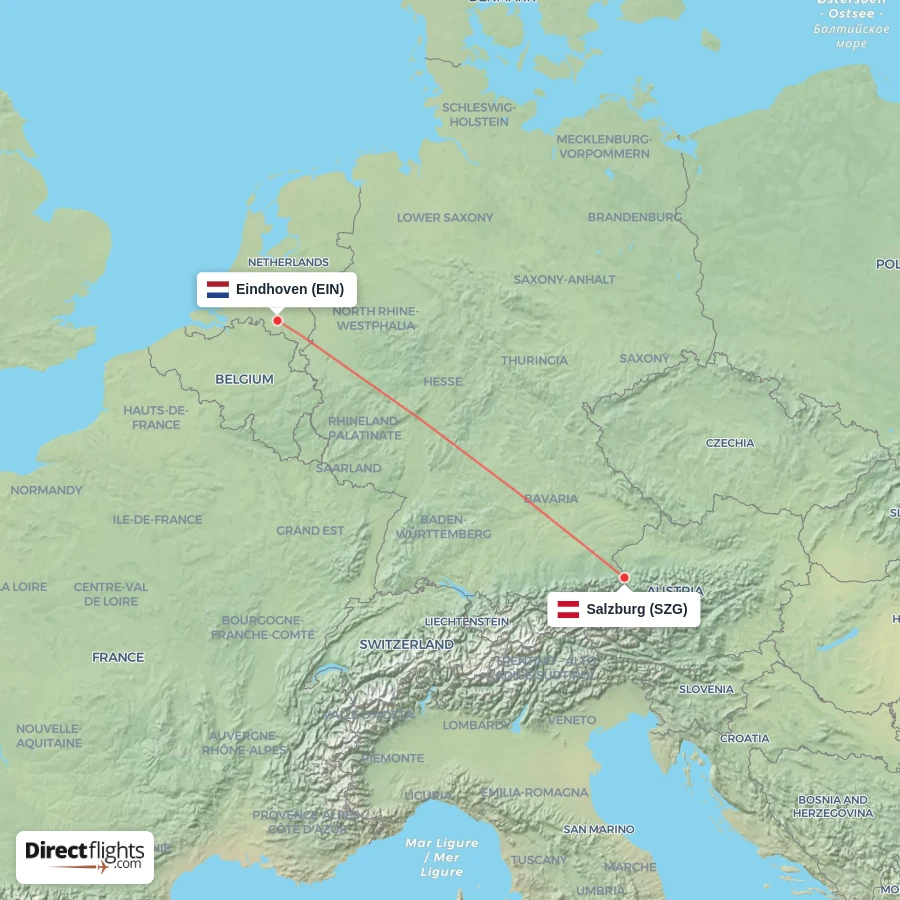 SZG - EIN route map